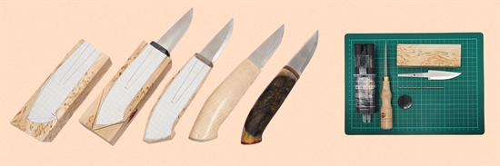 Knivpakke med den første kniv
