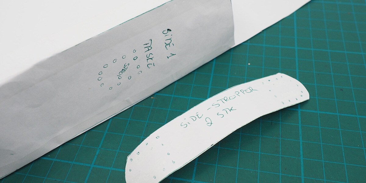 Saml alle papir-delene, så du får dit læderarbejde i 3D