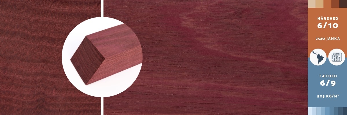 Træsorten purple heart