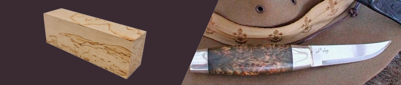 Skæftetræ til spejderknivskæfte