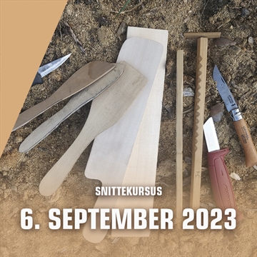 Grøn sløjd - snittekursus for begyndere d. 6. september 2023 på fyn