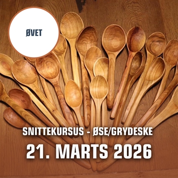 Snittekursus Øvet 21. marts 2026
